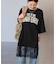 ［26SS新作］【ARCHIVE STANCE】lace switching Tee：カットソー