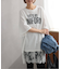 ［26SS新作］【ARCHIVE STANCE】lace switching Tee：カットソー