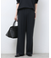 NONIRONジョーゼットワイドストレートパンツ