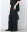 NONIRONジョーゼットワイドストレートパンツ