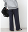 NONIRONジョーゼットワイドストレートパンツ