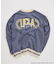 UCLA×relume ヴィンテージ加工スウェット/ハーフジップ・ヘンリー・クルー