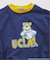UCLA×relume ヴィンテージ加工スウェット/ハーフジップ・ヘンリー・クルー