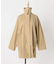 ［26SS新作］コットンナイロンAラインステンコート