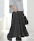 ［26SS新作］コットンボイルクリンクルマーメイドスカート（ドット柄）