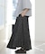 ［26SS新作］コットンボイルクリンクルマーメイドスカート（ドット柄）