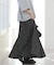 ［26SS新作］コットンボイルクリンクルマーメイドスカート（ドット柄）