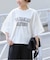 ［26SS新作］カットオフワイドロゴTee
