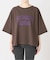 ［26SS新作］カットオフワイドロゴTee