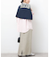 ［26SS新作 / 防シワ］メランジドビーIラインスカート