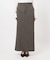 ［26SS新作 / 防シワ］メランジドビーIラインスカート