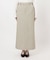 ［26SS新作 / 防シワ］メランジドビーIラインスカート