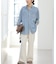［26SS新作］ライトデニムオーバーサイズシャツ