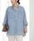 ［26SS新作］ライトデニムオーバーサイズシャツ