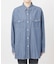 ［26SS新作］ライトデニムオーバーサイズシャツ