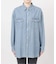 ［26SS新作］ライトデニムオーバーサイズシャツ