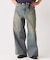 スモーキーデニム 11oz ワイド エンジニアド パンツ