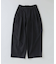 ダブルプリーツ ヒールカット スラックス