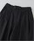 ダブルプリーツ ヒールカット スラックス