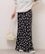 ランダムドットロングスカート