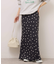 ランダムドットロングスカート