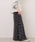 ランダムドットロングスカート