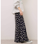 ランダムドットロングスカート