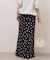 ランダムドットロングスカート