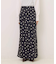 ランダムドットロングスカート