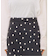 ランダムドットロングスカート