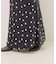 ランダムドットロングスカート
