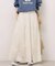 ［26SS新作］カットワークエンブロイダリースカート