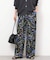 ボカシフラワーヴィンテージイージーパンツ