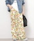 ボカシフラワーヴィンテージイージーパンツ