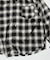 レーヨン アンカット フリンジ チェックシャツ
