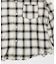 レーヨン アンカット フリンジ チェックシャツ