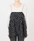 ランダムドットチュニックキャミソール