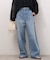 ルーズストレートペインターデニム