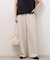アセテートスラブストレッチベイカーパンツ