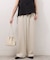 アセテートスラブストレッチベイカーパンツ