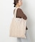 【BONGUSTA/ボングスタ】NARAM STRIPED トートバッグ