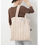 【BONGUSTA/ボングスタ】NARAM STRIPED トートバッグ