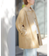 《追加》［26SS新作］コットンナイロンAラインステンコート