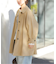 《追加》［26SS新作］コットンナイロンAラインステンコート