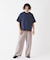 ミニ裏毛 コントラストカラー カットオフTシャツ