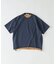 ミニ裏毛 コントラストカラー カットオフTシャツ