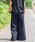 《追加 / 新色》リネンコットンワイドギャザーパンツ