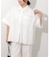 コットンブロード Aラインシャツ