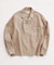 European Flax / ヨーロピアンフラックス 製品染め オープンカラーシャツ