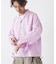 European Flax / ヨーロピアンフラックス 製品染め オープンカラーシャツ